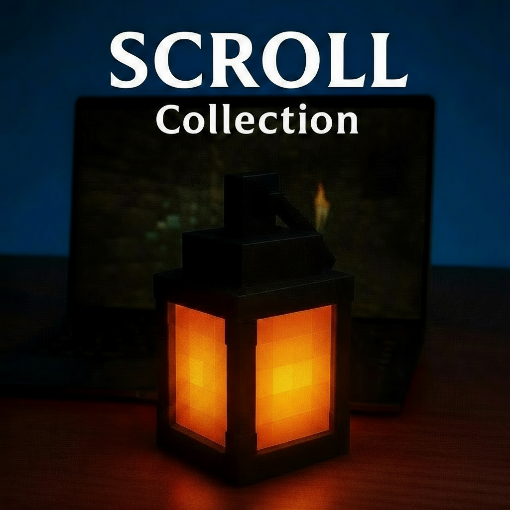 Minecraft pixel lamp