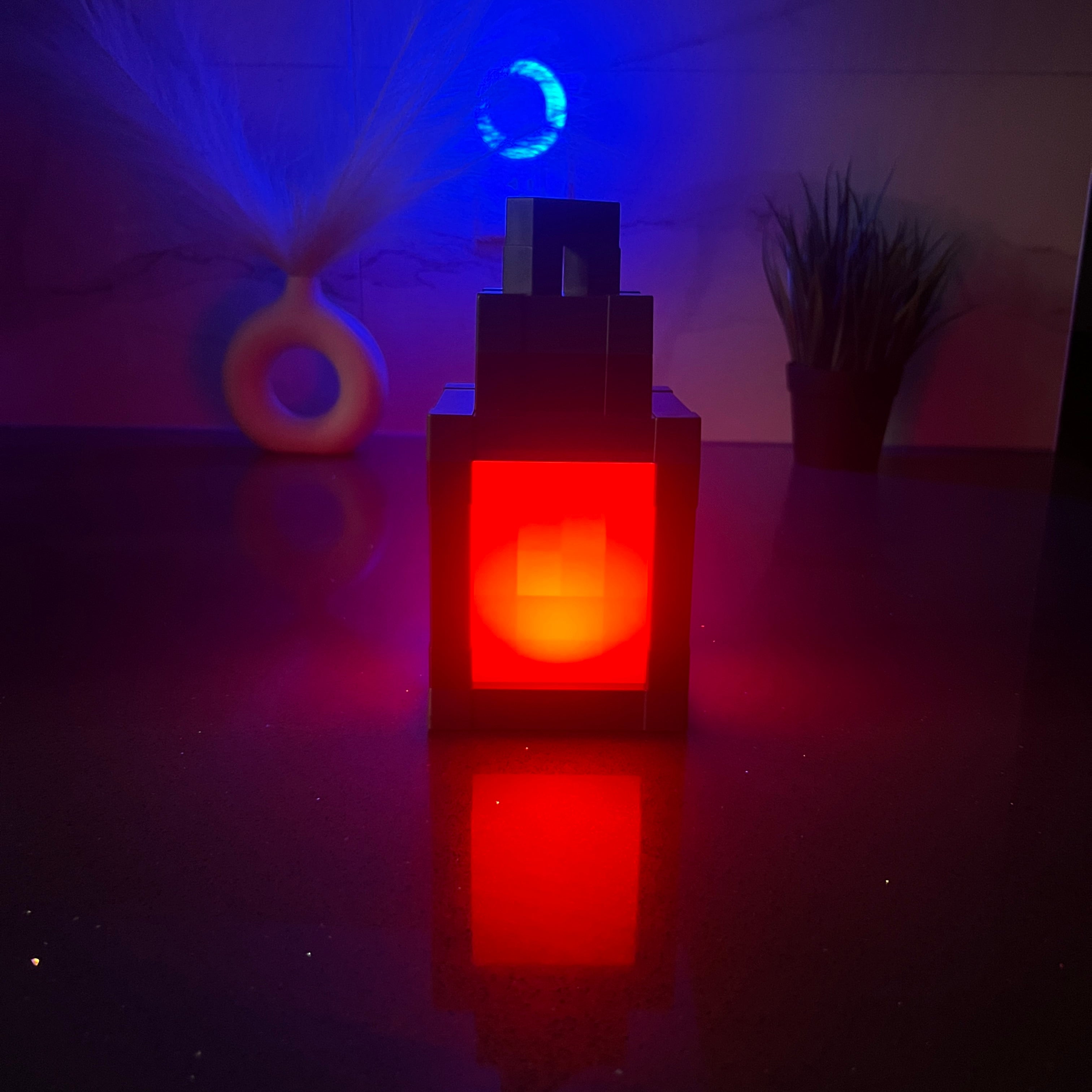 Minecraft pixel lamp
